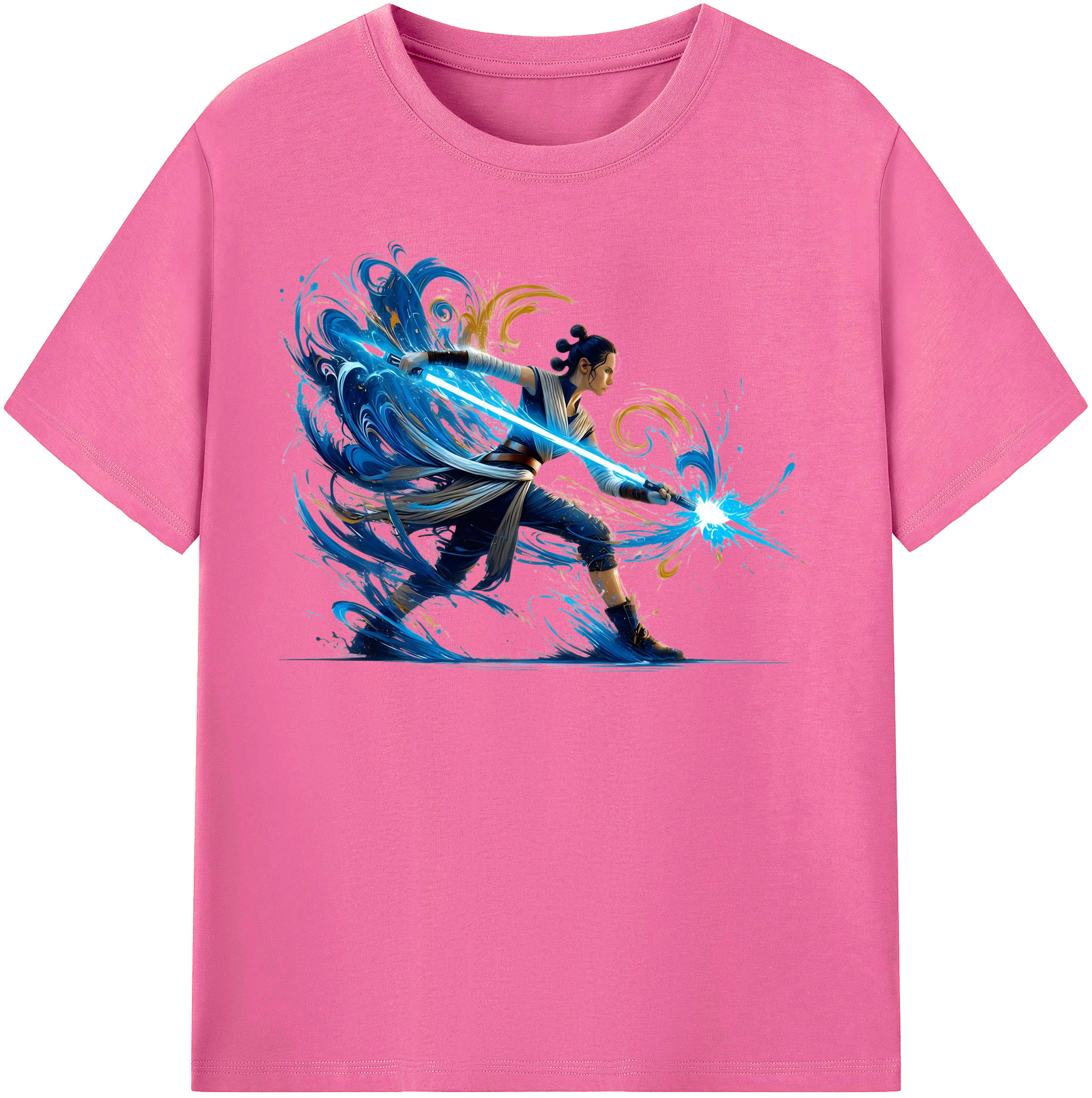 （画像用） スター・ウォーズ Star Wars レディースカジュアルプリントTシャツ（綿100％）